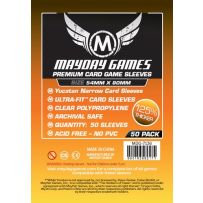 50 x Clear Yucatan Card Sleeves 54mm x 80mm (Mayday Premium)