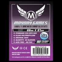80 x Purple Card Sleeves 63.5mm x 88mm (Mayday Premium)