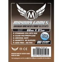 80 x Brown Card Sleeves 63.5mm x 88mm (Mayday Premium)