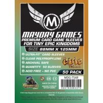 50 x Clear Card Sleeves 88mm x 125mm (Mayday Premium)