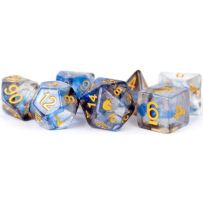 Resin Poly Dice Set: Unicorn Arctic Storm