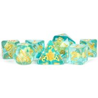 Resin Poly Dice Set: Turtle Dice