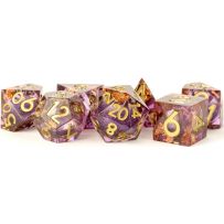 MET952 Aether Abstract Liquid Core Polyhedral Dice Set published by Metallic Dice Games