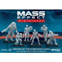 MUH094201 Mass Effect Board Game: Heroes Of The Normandy Alpha Resin Collectors Miniatures Set published by Modiphius