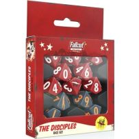 MUH107006 Fallout Factions Miniatures Game: The Disciples Dice Set published by Modiphius