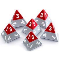 MUH171V004 Triangle Agency RPG: Dice Set (6d4) published by Modiphius