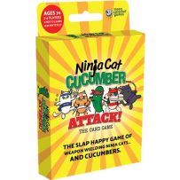 NC22002 Ninja Cat Cucumber Attack! Card Game published by Level 99