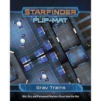 PAI7338 Starfinder RPG Flip-Mat: Grav Trains published by Paizo Publishing