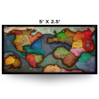 PETCWM14 Cthulhu Wars Board Game: 9-11 Player Neoprene Earth Map published by Petersen Games