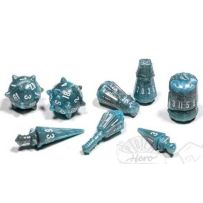 PolyHero Warrior 8 Dice Set - Stalwart Storm