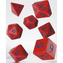Q-Workshop Classic Runic Red And Blue Dice Set