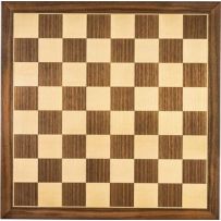 Walnut and Maple 45cm Chess Board