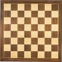 Walnut and Maple 50cm Chess Board