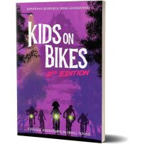 RGS01147 Kids On Bikes RPG: 2nd Edition Softcover published by Renegade Game Studios