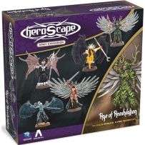 RGS02736 Heroscape Board Game: Revna's Rebuke: Kyrie Warriors Army Expansion Premium Painted Edition published by Renegade Game Studios