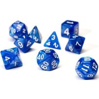 Pearl Blue Polyhedral Dice Set