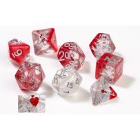 Hearts Polyhedral Dice Set