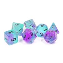 Peacock Glowworm Polyhedral Dice Set