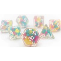 Lucky Charm Glowworm Glow In The Dark Polyhedral Dice Set