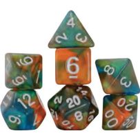 Persimmon Punch Polyhedral Dice Set