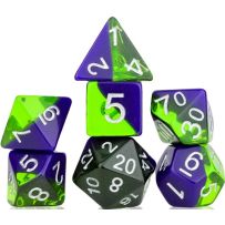 Sea Glass Polyhedral Dice Set