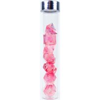 Pink Cloak And Dagger Polyhedral Dice Set