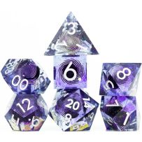 SDZ001404 Sharp Midnight Polyhedral Dice Set published by Sirius Dice