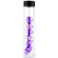 Purple Glaze Polyhedral Dice Set