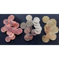 SKS0350 50 Sci-Fi Metal Coins published by Sleeve Kings