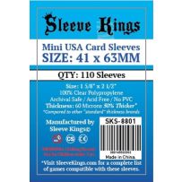 110 x Mini USA Card Sleeves (41mm x 63mm)