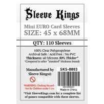 110 x Mini European Card Sleeves (45mm x 68mm)