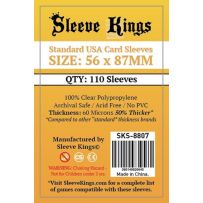 110 x Standard USA Card Sleeves (56mm x 87mm)