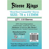 110 x Blood Bowl Card Sleeves (78mm x 113mm)