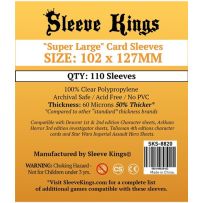 110 x Super Large Card Sleeves (102mm x 127mm)