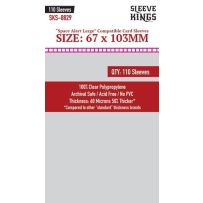 110 x Space Alert Large Compatible Sleeves (67mm x 103mm)