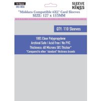110 x Middara Compatible 6XL Sleeves (127mm x 153mm)