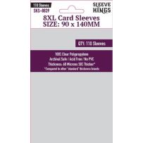 110 x Sleeves Kings 8XL Sleeves (90mm x 140mm)