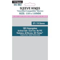 SKS8843 110 x Unsettled Compatible Sleeves (110mm x 110mm) published by Sleeve Kings