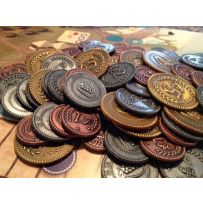 Viticulture Board Game: Metal Lira Coins Upgrade Pack