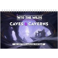 TCITW01004 Into The Wilds Battlemap Book: Volume 2: Caves And Caverns published by Tom Cartos
