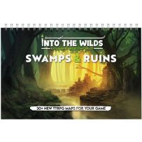 TCITW01006 Into The Wilds Battlemap Book: Volume 2: Swamps And Ruins published by Tom Cartos