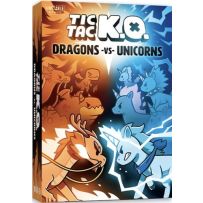 Tic Tac KO Card Game: Dragons Vs Unicorns