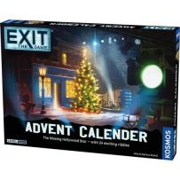 THK683010 EXIT Card Game: Advent Calendar: The Missing Hollywood Star published by Kosmos Games