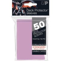 50 x Bright Pink Standard Card Sleeves 66mm x 91mm (Ultra Pro)