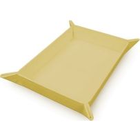 UP16339 Vivid Magnetic Foldable Dice Tray: Yellow published by Ultra Pro