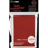 50 x Red Standard Card Sleeves 66mm x 91mm (Ultra Pro)