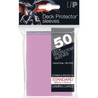 50 x Pink Standard Card Sleeves 66mm x 91mm (Ultra Pro)
