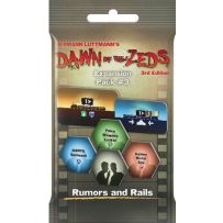 Dawn Of The Zeds Board Game: 3rd Edition Expansion Pack 3: Rumors And Rails