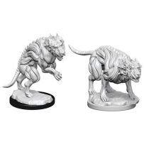 Pathfinder Deep Cuts Unpainted Miniatures: Hell Hounds