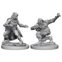 WZK72602S Pathfinder Deep Cuts Unpainted Miniatures: Human Male Rogue published by WizKids Games